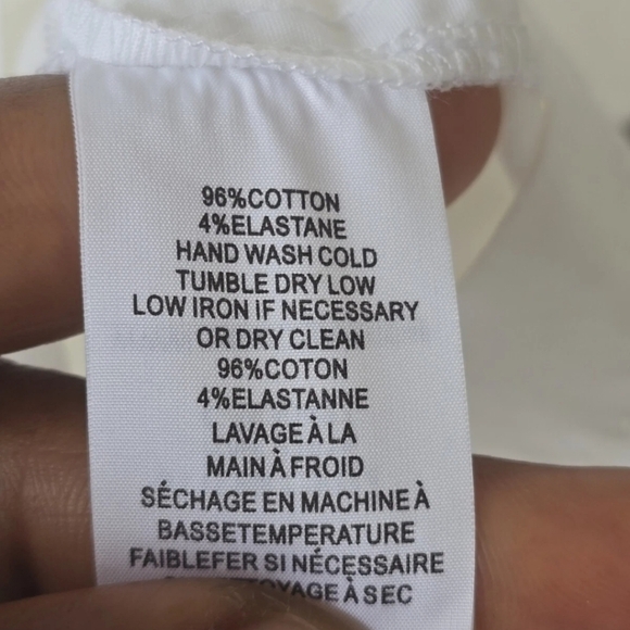 Trina Turk White Nautical Lace-Up Sleveless Top Sz S Tie Front Normcore - Picture 10 of 11